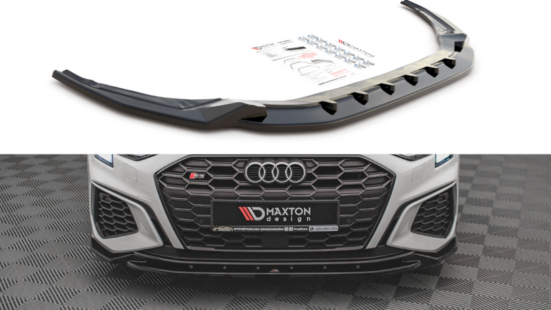 Maxton Design - FRONT SPLITTER V.2 AUDI S3 / A3 S-LINE 8Y (2020-2024)