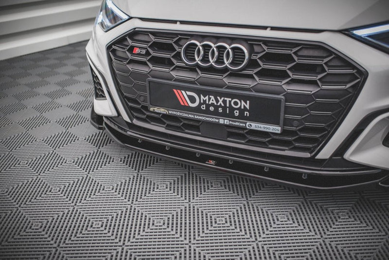 Maxton Design - FRONT SPLITTER V.4 AUDI S3 / A3 S-LINE 8Y (2020-)