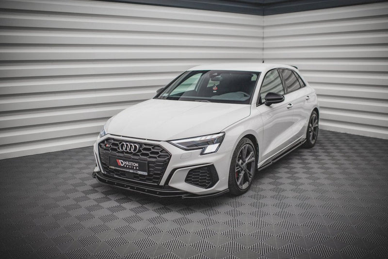 Maxton Design - FRONT SPLITTER V.4 AUDI S3 / A3 S-LINE 8Y (2020-)