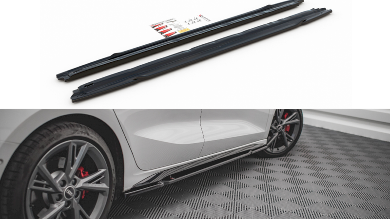 Maxton Design - SIDE SKIRTS DIFFUSERS AUDI S3 / A3 S-LINE 8Y