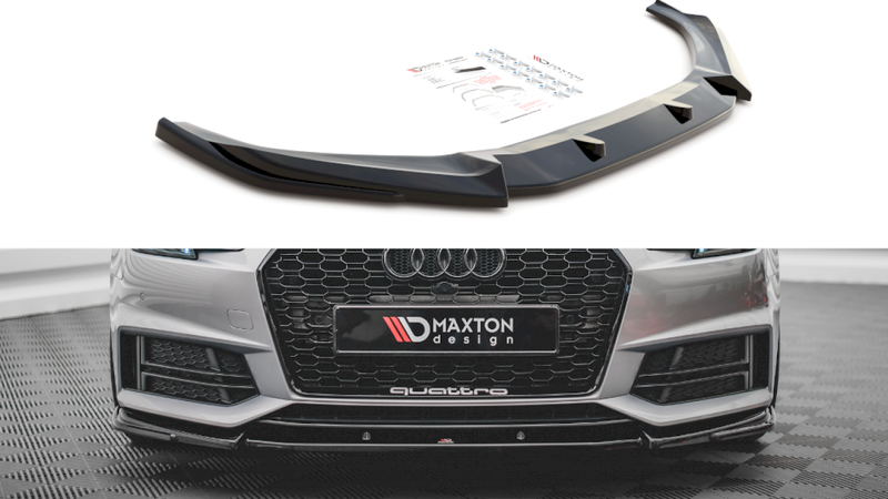 Maxton Design - FRONT SPLITTER V.3 AUDI S4 / A4 S-LINE B9