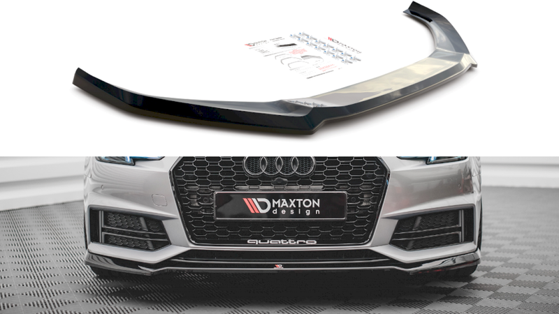 Maxton Design - FRONT SPLITTER V.4 AUDI S4 / A4 S-LINE B9 (2015-2019)