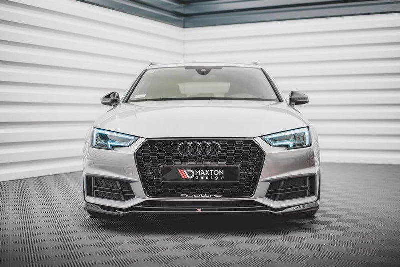 Maxton Design - FRONT SPLITTER V.4 AUDI S4 / A4 S-LINE B9 (2015-2019)