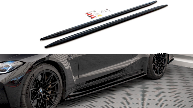 Maxton Design - Side Skirt Diffusers V.2 BMW M4 G82 / G82 Facelift