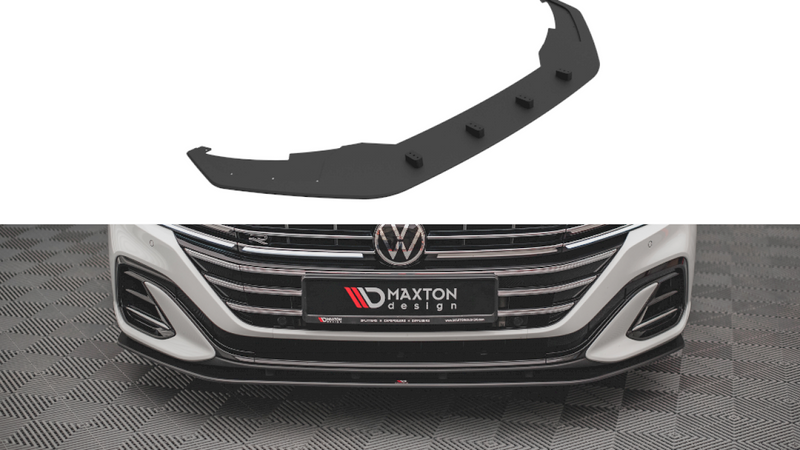 Maxton Design - Street PRO Front Splitter Volkswagen Arteon Sedan / Shooting Brake R-Line Mk1 Facelift