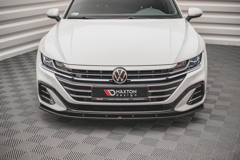 Maxton Design - Front Splitter V.2 Volkswagen Arteon R-Line Sedan / Shooting Brake Mk1 Facelift