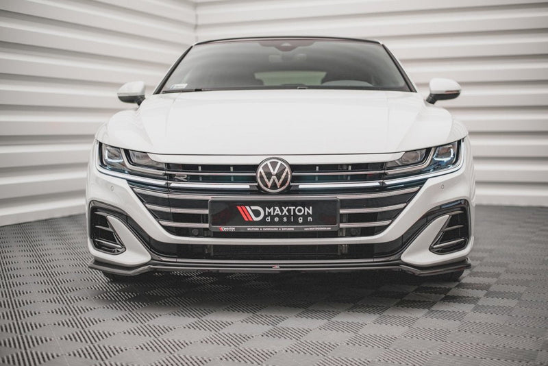 Maxton Design - Front Splitter V.3 Volkswagen Arteon R-Line Sedan / Shooting Brake Mk1 Facelift