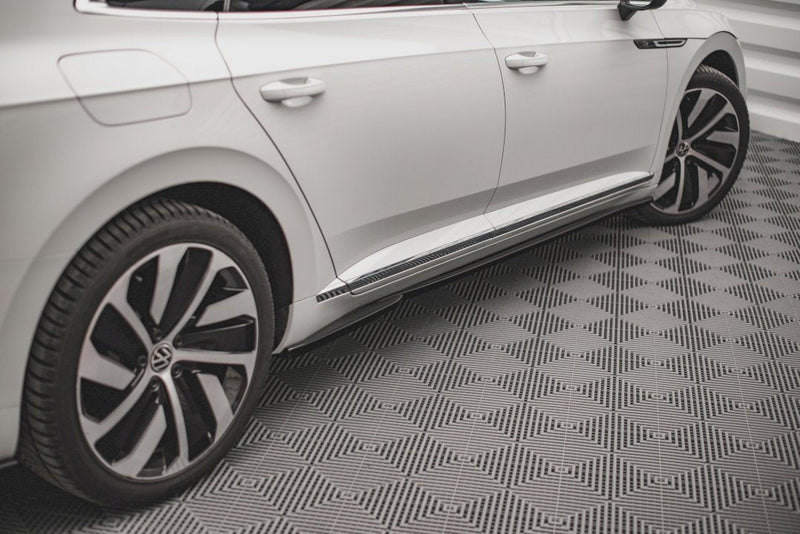 Maxton Design - Side Skirt Diffusers Volkswagen Arteon R/ R-Line Sedan / Shooting Brake Mk1 Facelift