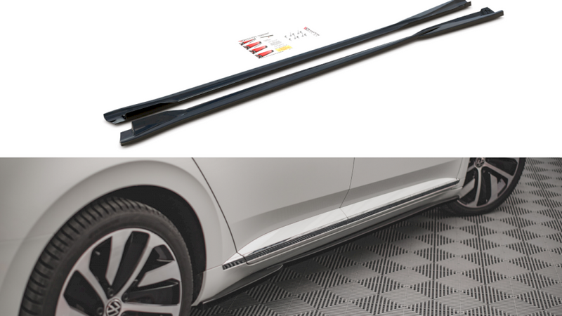 Maxton Design - Side Skirt Diffusers Volkswagen Arteon R/ R-Line Sedan / Shooting Brake Mk1 Facelift