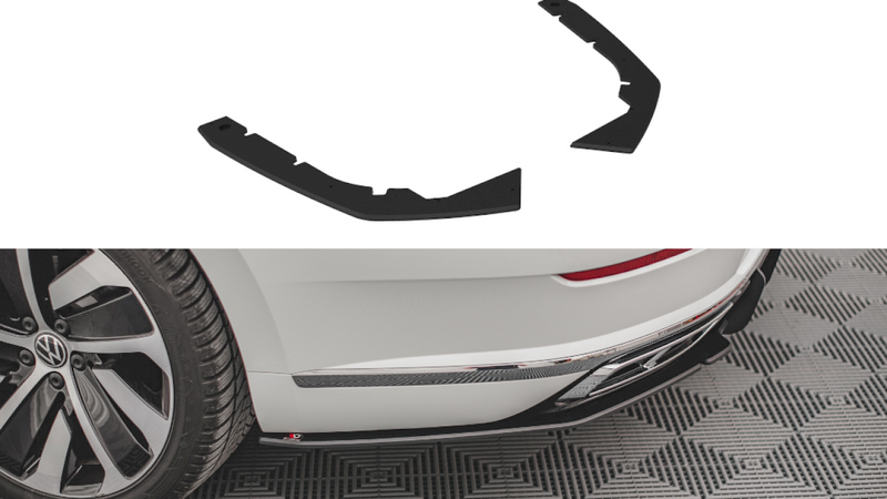 Maxton Design - Street PRO Rear Side Splitters Volkswagen Arteon Sedan / Shooting Brake R-Line Mk1 Facelift