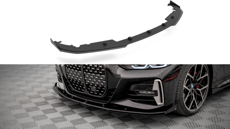 Maxton Design - STREET PRO FRONT SPLITTER (+FLAPS) BMW 4 M-PACK G22 (2020-)
