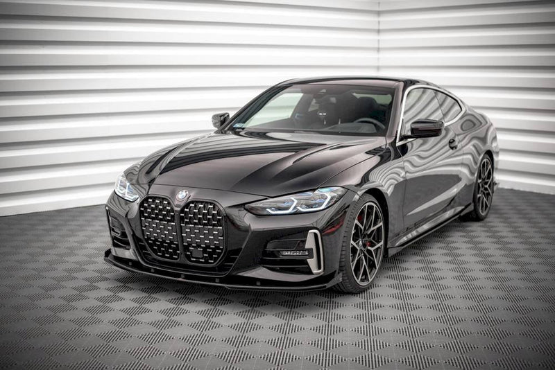 Maxton Design - STREET PRO FRONT SPLITTER (+FLAPS) BMW 4 M-PACK G22 (2020-)