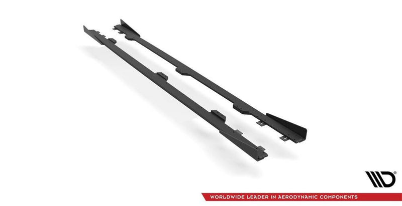 Maxton Design - STREET PRO SIDE SKIRTS DIFFUSERS (+FLAPS) BM 4 M-PACK G22 (2020-)