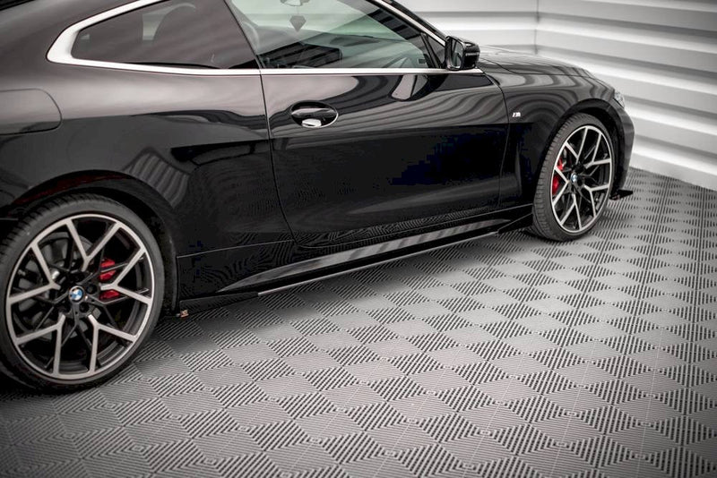 Maxton Design - STREET PRO SIDE SKIRTS DIFFUSERS (+FLAPS) BM 4 M-PACK G22 (2020-)
