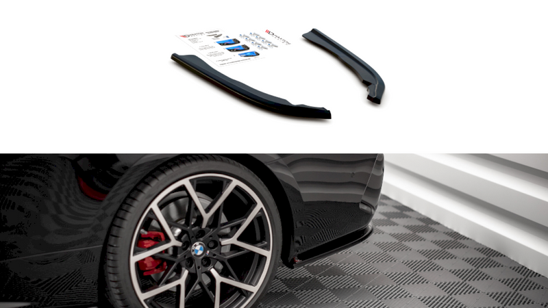 Maxton Design - REAR SIDE SPLITTERS V.1 BMW 4 M-PACK G22 (2020-)