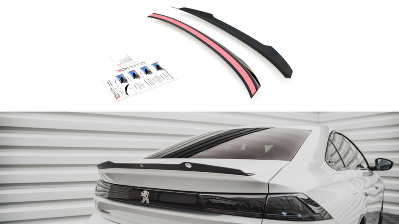 Maxton Design - SPOILER CAP PEUGEOT 508 SEDAN MK2 (2018-)
