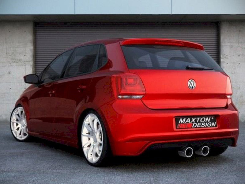 Maxton Design - EXHAUST TIPS VW POLO MK5 (6R) FITS WITH DOUBLE MIDDLE EXHAUST REAR VALANCE