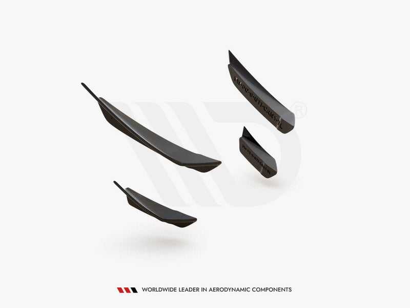 Maxton Design - Front Bumper Wings (Canards) VW Polo GTI Mk6