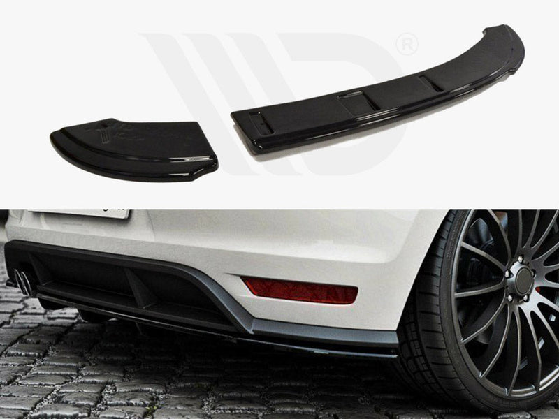 Maxton Design - Rear Splitter (Vertical Bars) Volkswagen Polo GTI Mk5 Facelift (2014-2017)
