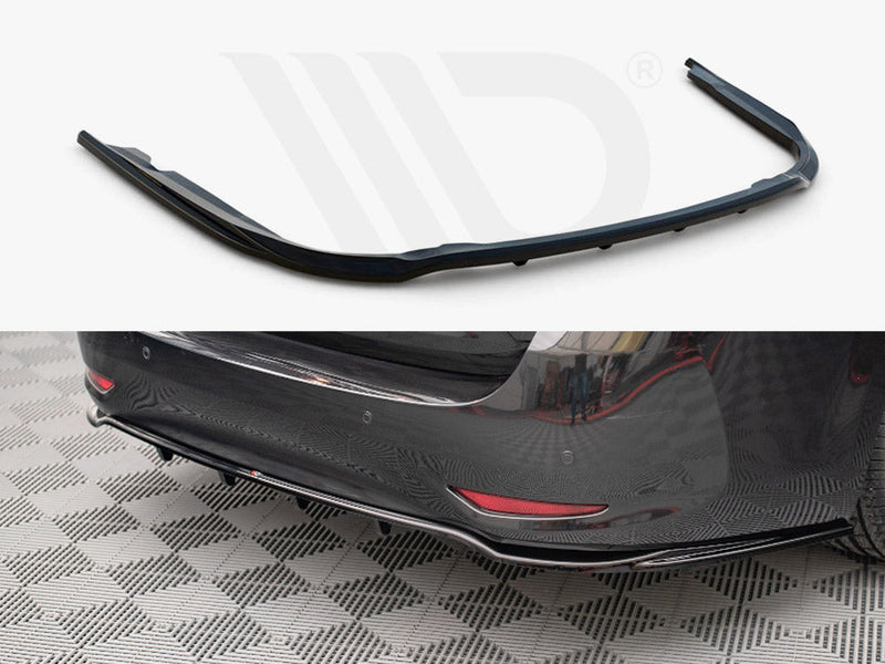 Maxton Design - CENTRAL REAR SPLITTER (VERTICAL BARS) TOYOTA AVENSIS MK3.5 (2015-2018)