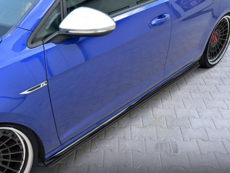Maxton Design - Racing Side Skirts Diffusers Volkswagen Golf R / R-Line Mk7 Facelift