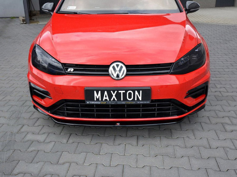 Maxton Design - FRONT SPLITTER V.5 VW GOLF 7 R / R-LINE FACELIFT