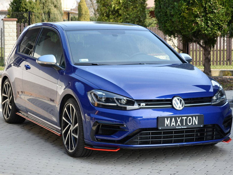 Maxton Design - Front Side Splitters Volkswagen Golf R / R-Line Mk7 Facelift
