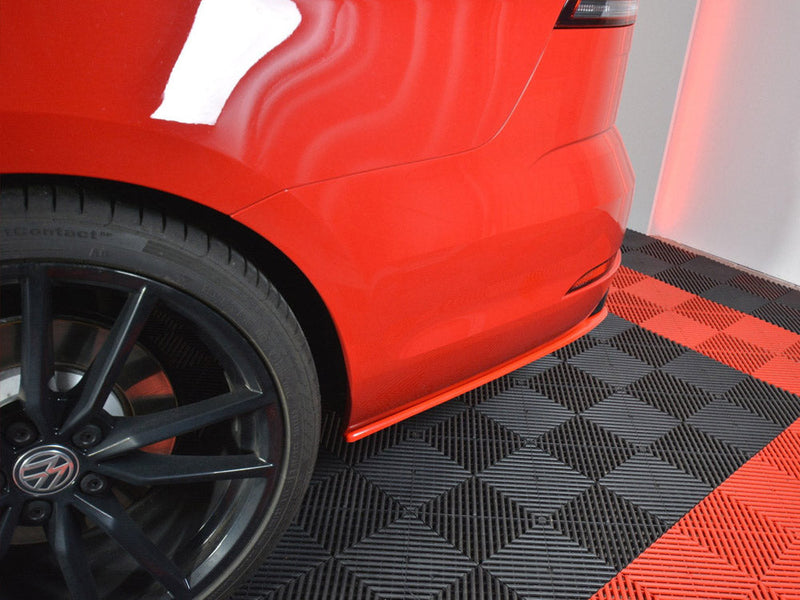 Maxton Design - REAR SIDE SPLITTERS V.2 VW GOLF 7 R VARIANT FACELIFT