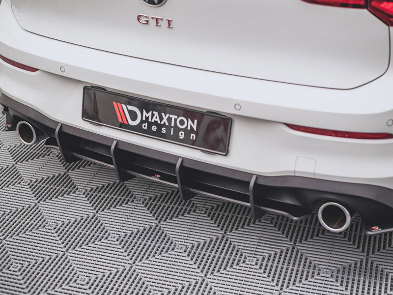 Maxton Design - Street PRO Rear Diffuser V.1 VW Golf 8 GTI