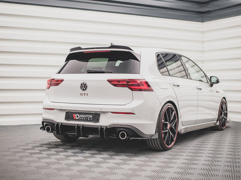 Maxton Design - Street PRO Rear Diffuser V.2 VW Golf 8 GTI