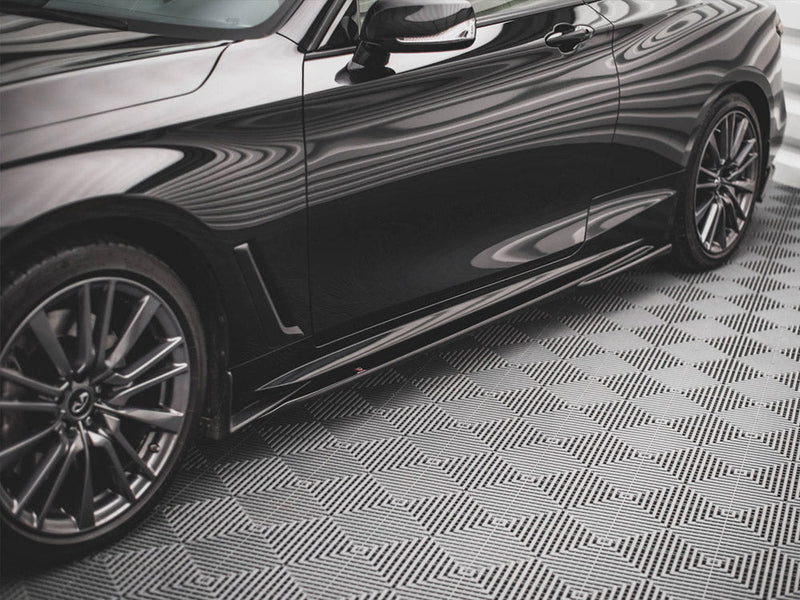 Maxton Design - SIDE SKIRTS DIFFUSERS INFINITI Q60 S MK2 (2017-)