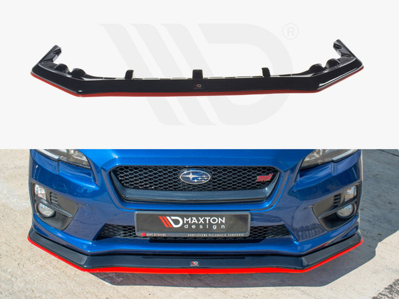 Maxton Design - FRONT SPLITTER V.3 SUBARU WRX STI
