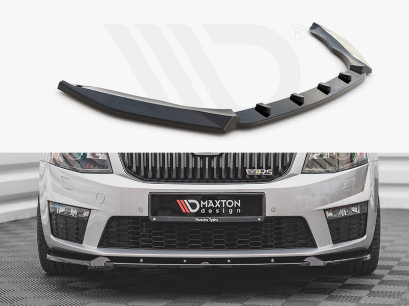 Maxton Design - FRONT SPLITTER V.3 SKODA OCTAVIA RS MK3 (2013-2016)
