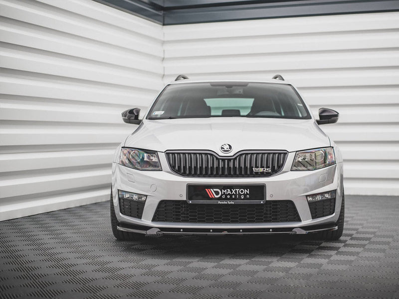 Maxton Design - FRONT SPLITTER V.3 SKODA OCTAVIA RS MK3 (2013-2016)