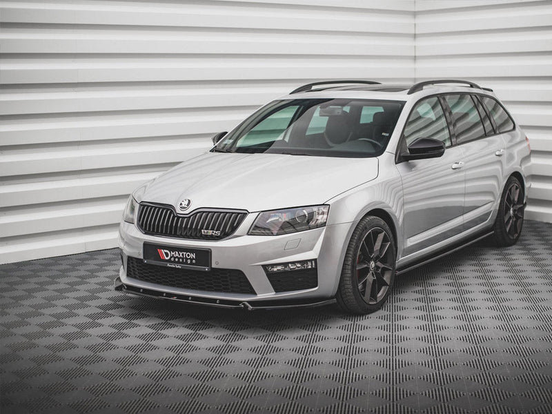 Maxton Design - FRONT SPLITTER V.3 SKODA OCTAVIA RS MK3 (2013-2016)
