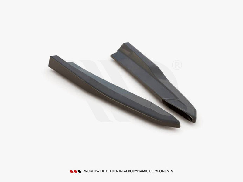 Maxton Design - Rear Side Splitters V.2 Skoda Octavia RS Estate / Liftback Mk4 / Mk4 Facelift