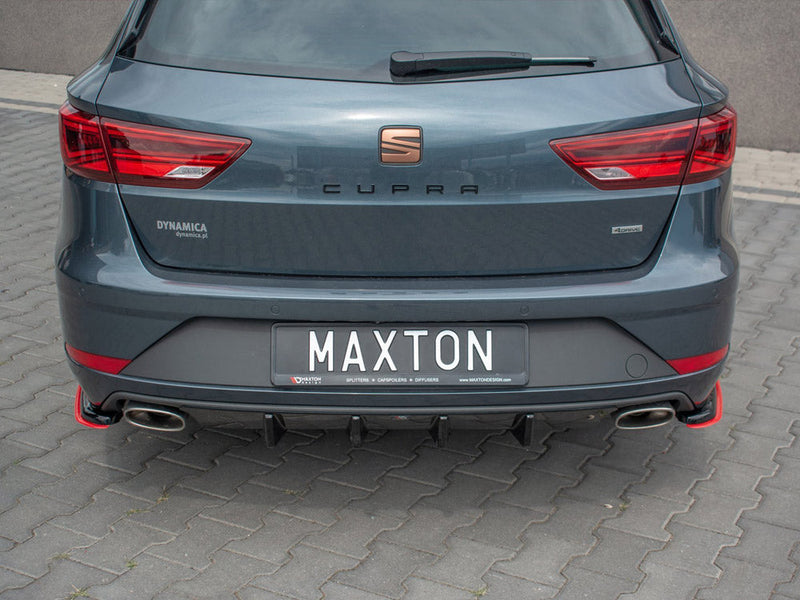 Maxton Design - REAR DIFFUSER SEAT LEON MK3 CUPRA ST (2017-)