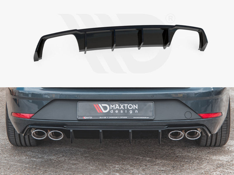 Maxton Design - REAR VALANCE V3 SEAT LEON MK3.5 CUPRA ESTATE (2017-2019)