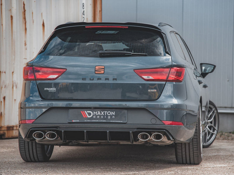 Maxton Design - REAR VALANCE V3 SEAT LEON MK3.5 CUPRA ESTATE (2017-2019)