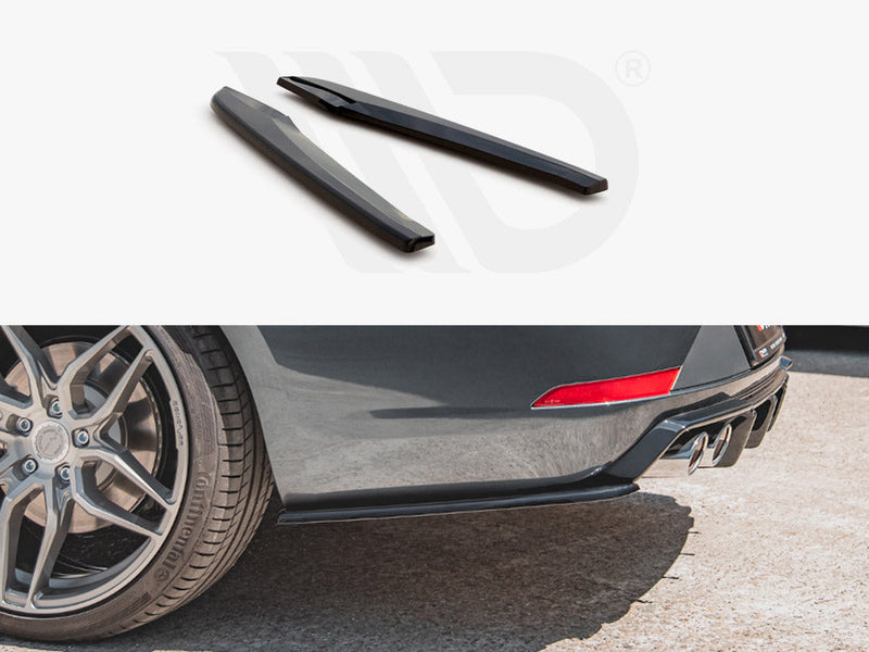 Maxton Design - Rear Side Splitters V.2 Seat Leon Cupra Mk3 FL Sportstourer