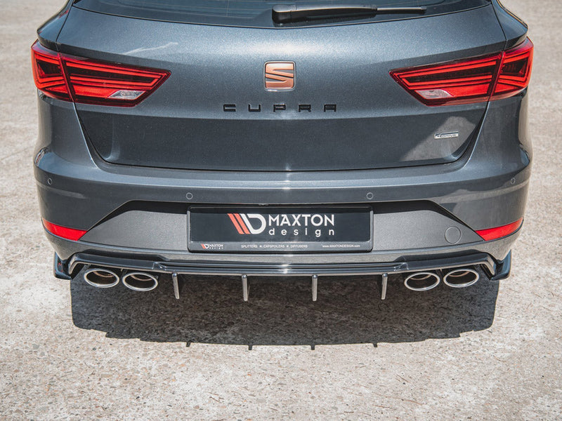 Maxton Design - Rear Side Splitters V.2 Seat Leon Cupra Mk3 FL Sportstourer