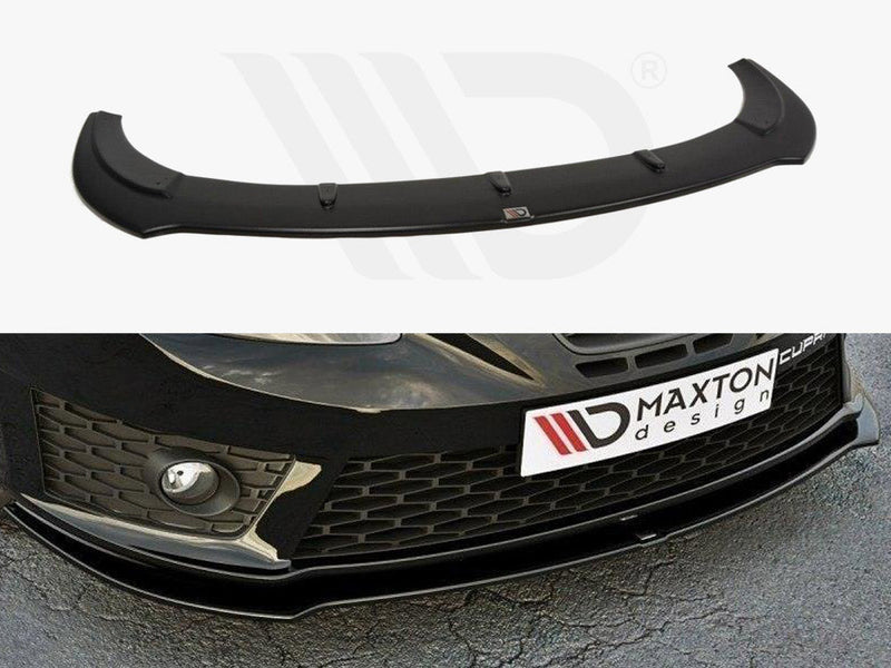 Maxton Design - FRONT SPLITTER V.1 SEAT LEON MK2 CUPRA FR (FACELIFT)