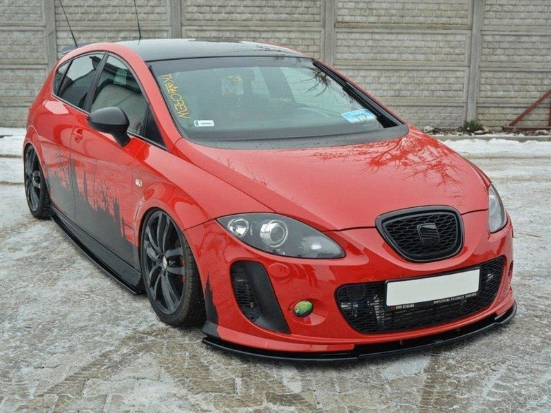 Maxton Design - FRONT SPLITTER SEAT LEON MK2 MS DESIGN
