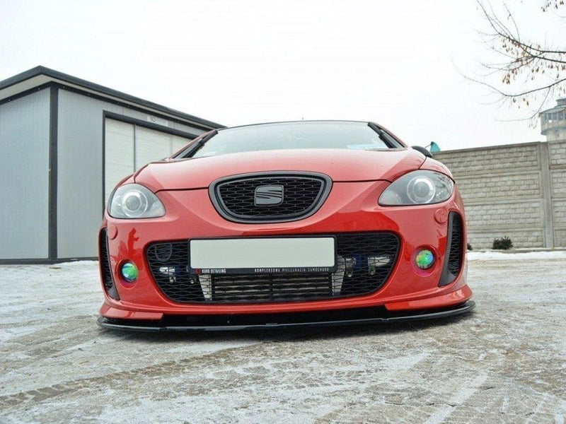 Maxton Design - FRONT SPLITTER SEAT LEON MK2 MS DESIGN