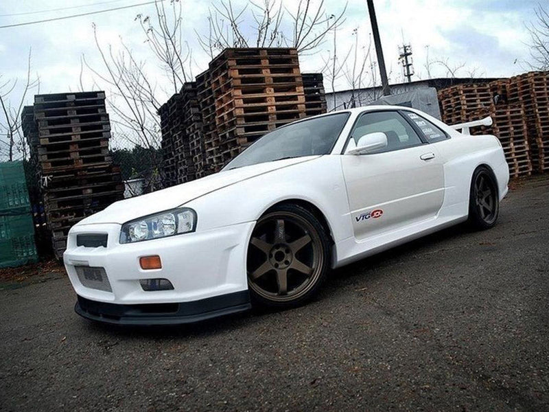 Maxton Design - FRONT WIDE ARCHES GTR LOOK NISSAN SKYLINE R34 GTR (1998-2002)