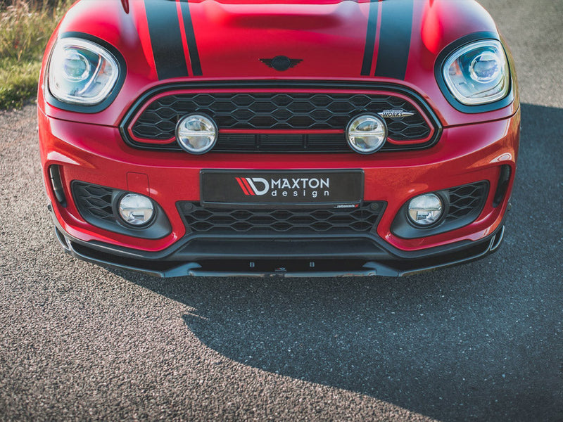 Maxton Design - FRONT SPLITTER V1 MINI COUNTRYMAN MK2 F60 JCW (2018-2020)