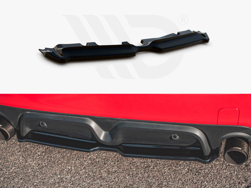 Maxton Design - CENTRAL REAR SPLITTER MINI COUNTRYMAN MK2 F60 JCW (2018-2020)