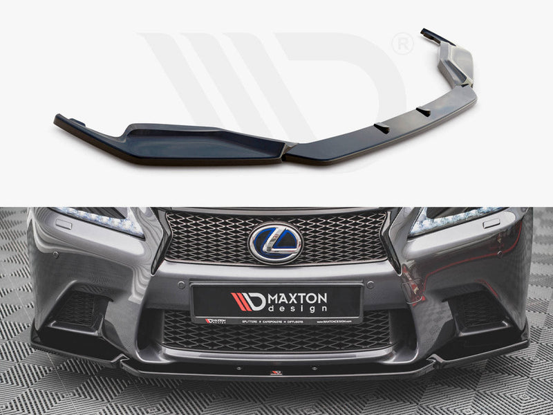 Maxton Design - FRONT SPLITTER V.1 LEXUS GS F SPORT MK4 (L10) (2012-2015)