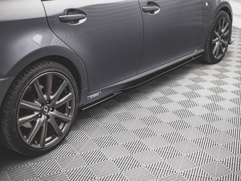 Maxton Design - SIDE SKIRTS DIFFUSERS LEXUS GS F SPORT MK4(L10) (2012-2015)