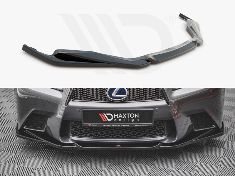 Maxton Design - FRONT SPLITTER V.2 LEXUS GS F SPORT MK4 (L10) (2012-2015)